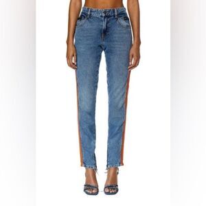 Diesel NWT D-VISION EMAT Straight Leg Denim Jeans Size 28